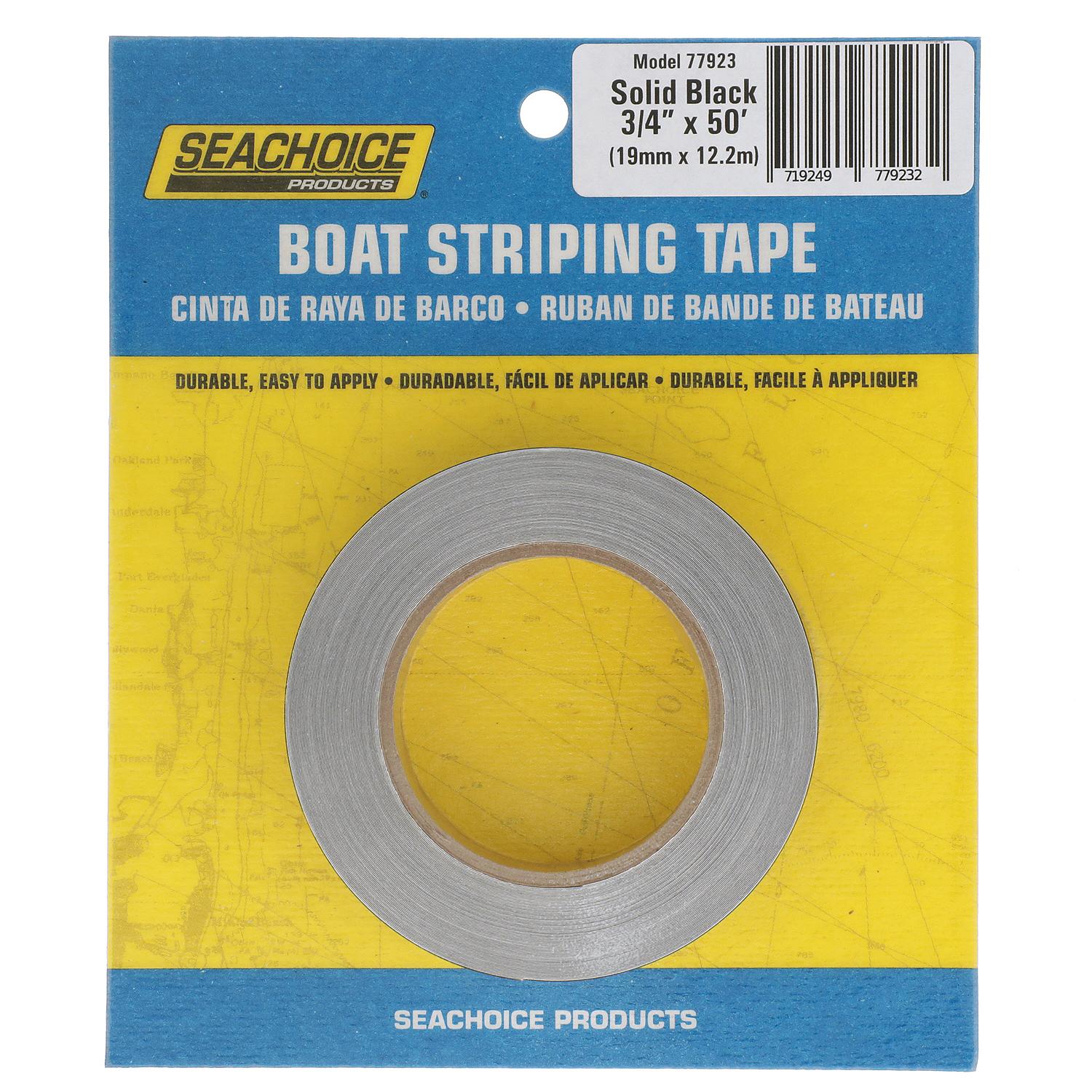 Seachoice 77923 Boat Striping Tape, Black
3/4" x 50' - Image 7
