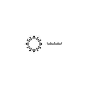 Stainless External Tooth Lock Washer
1/4"