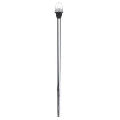 Seachoice 05571 All-Round White Stow-A-Way Light With Base, 24-1/8" High