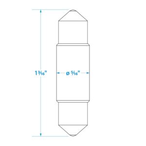 Seachoice Replacement Bulb 8SMD Festoon For 08011, 08021 and 08081