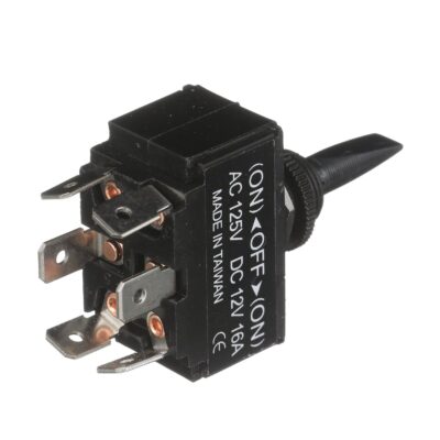 Seachoice 3 Position Toggle Switch, Black Plastic Paddle Mom. On/Off/Mom. On - Image 2