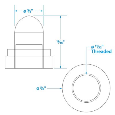 Seachoice Clear Boots For Push To Reset Breakers (2 Per Pack) - Image 2