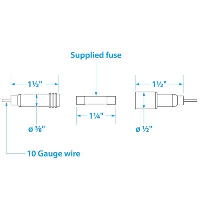 Seachoice Watertight In-Line Fuse Holder (Fuse Included) - Image 2