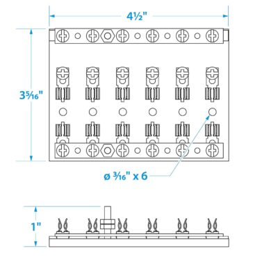 Seachoice Fuse and Terminal Block