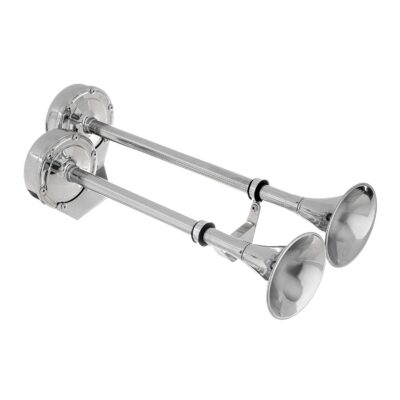 Seachoice 14631 Dual Trumpet Electric Horn, Stainless Steel - Image 2