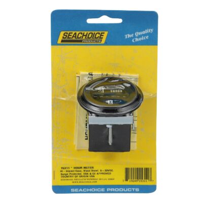Seachoice 15311 Hour Meter With Black Bezel - Image 3
