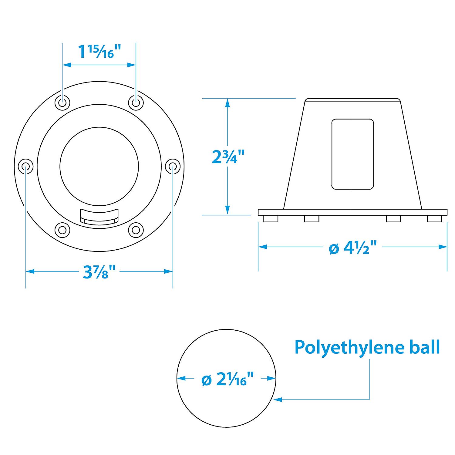 Seachoice Self Bailing Scupper - Image 6