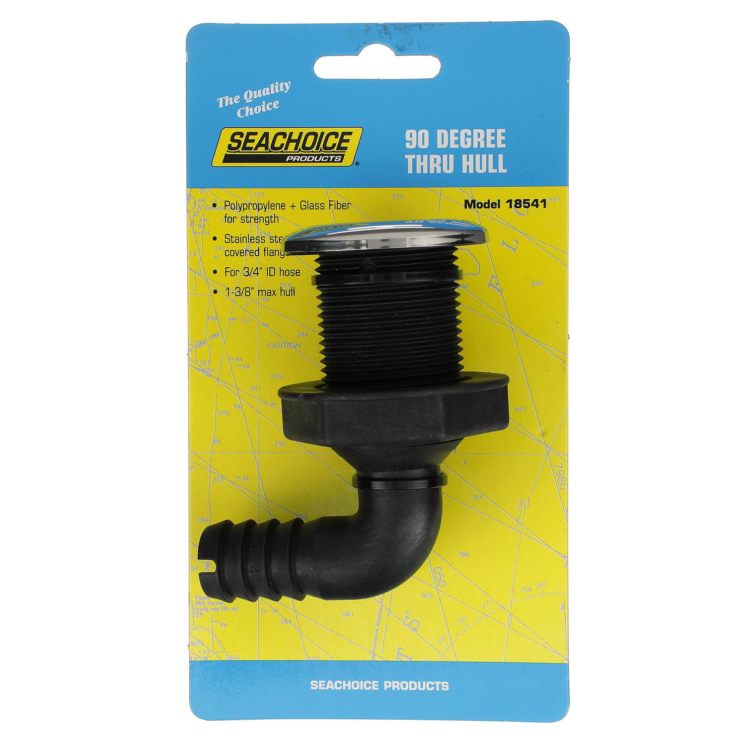 Seachoice 90 Degree Stainless Steel Covered Thru-Hull - Image 5