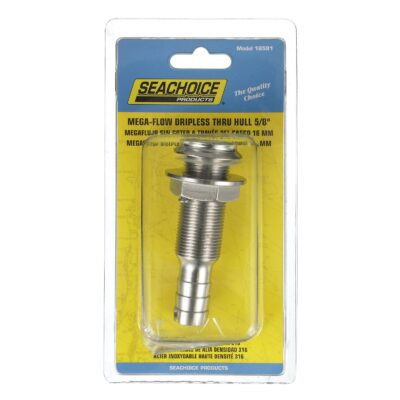 Seachoice 18591 Mega-Flow Dripless 316 Stainless Thu Hull,  5/8" - Image 5