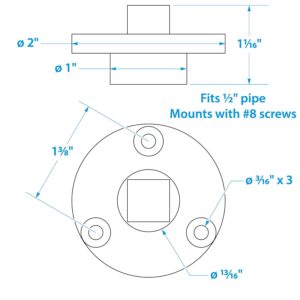 Seachoice Garboard Drain and Plug
