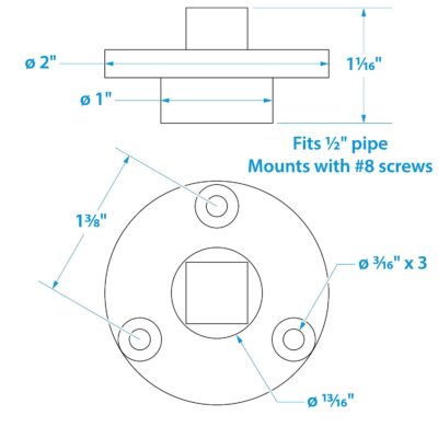 Seachoice Garboard Drain and Plug