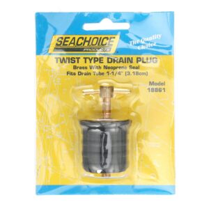 Seachoice Twist-Lock Brass Drain Plug 1-1/4"