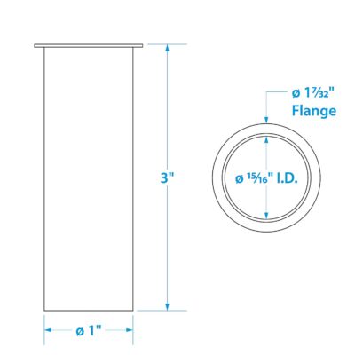 Seachoice Brass Drain Tube - Image 3