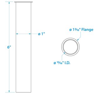 Seachoice Brass Drain Tube
