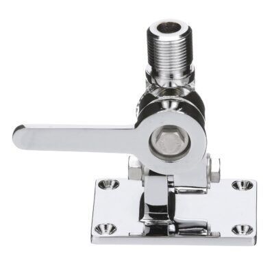 Seachoice 19521 4-Way Antenna Ratchet Mount - Chrome Plated Brass - Image 6