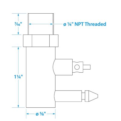 Seachoice Fuel Connector For Yamaha/Mercury/Mariner, Brass - Image 4