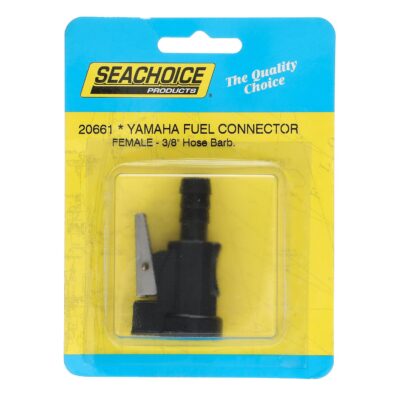 Seachoice Deluxe Fuel Connector For Yamaha/Mercury/Mariner, Acetal - Female Hose Fitting 3/8" Barb - Image 5