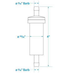 Seachoice 21111 In-Line Fuel Filter