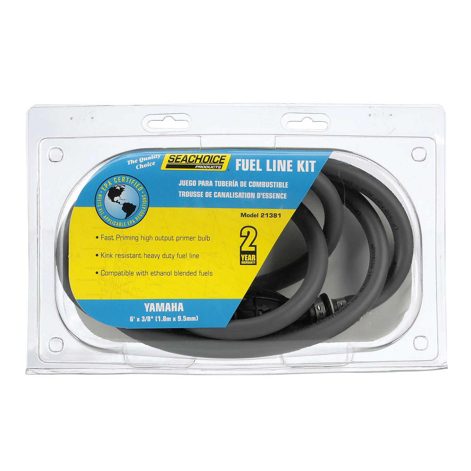 Seachoice 21381 Low Perm Fuel Line Kit - Yamaha, 3/8" x 6' - Image 5