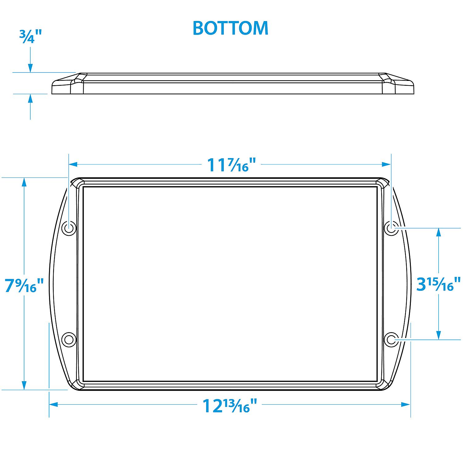 Seachoice Premium Battery Tray With Stainless Steel Hold Down Rods - Image 4