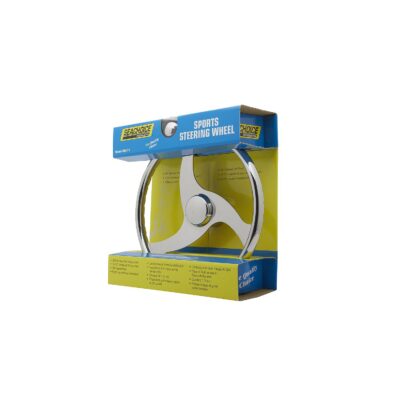 Seachoice 3 Spoke Stainless Steel Steering Wheel w/Turning Knob - Image 4