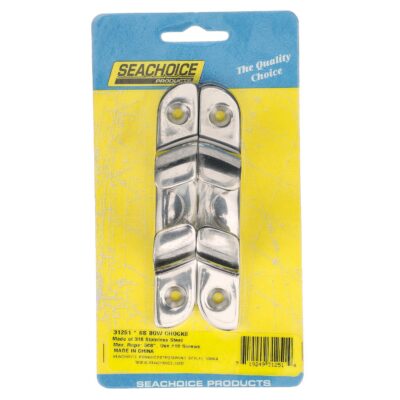 Seachoice Stainless Steel Bow Chocks Fit Line Up to 5/8" (2 Per Pack) - Image 4