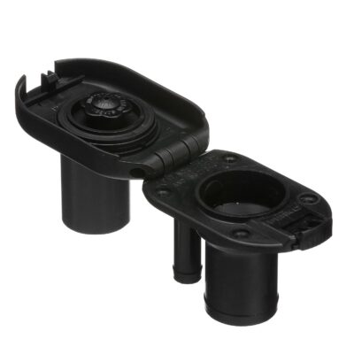 Seachoice Molded Plastic Gas Deck Fill With Vent and Cap (Hinge Flip Top) For 1-1/2" Hose - Image 3