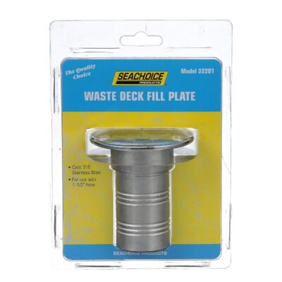 Seachoice Stainless Steel Deck Fill With Cap (Chain Tether) For 1-1/2" Hose - Image 6