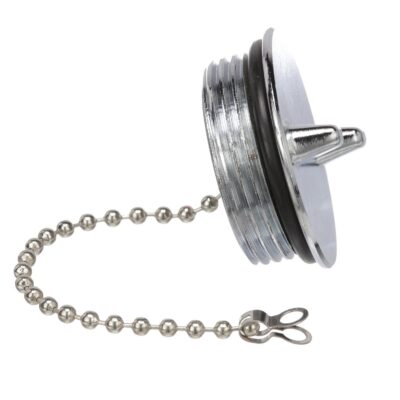 Seachoice Chrome Plated Zamak Replacement Cap For Seachoice Deck Fill 32041