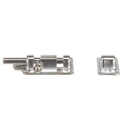 Barrel Bolt, 2-7/8" Chrome Brass - Image 5