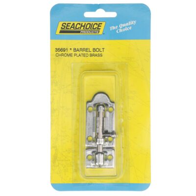 Barrel Bolt, 2-7/8" Chrome Brass - Image 4