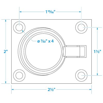 Seachoice Flush Ring Pull - Image 3