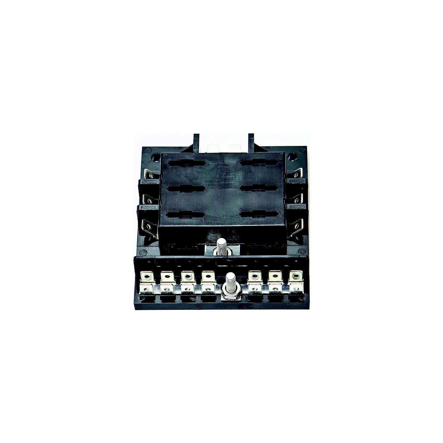 Sierra FS40420 6 Gang ATO/ATC Fuse Block with Ground Bar