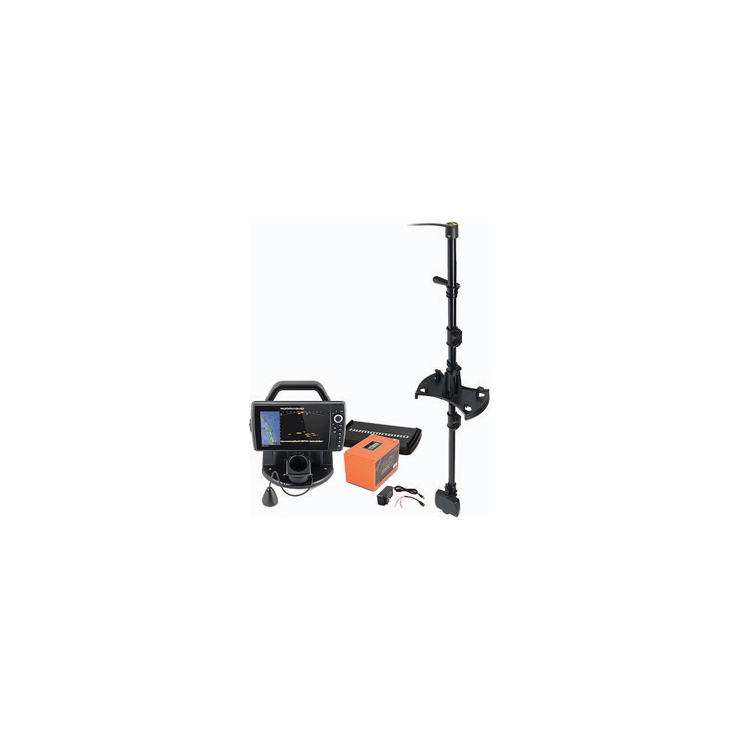 Humminbird 4118701 Ice Helix 9 MSI+ GPS G4N Mega Live Bundle