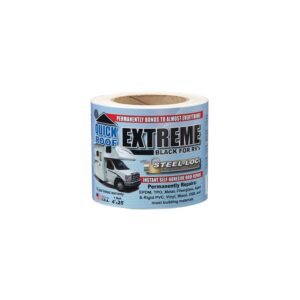 Quick Roof BUBE425 Extreme w/Steel-Loc, 4" x 25', Black
