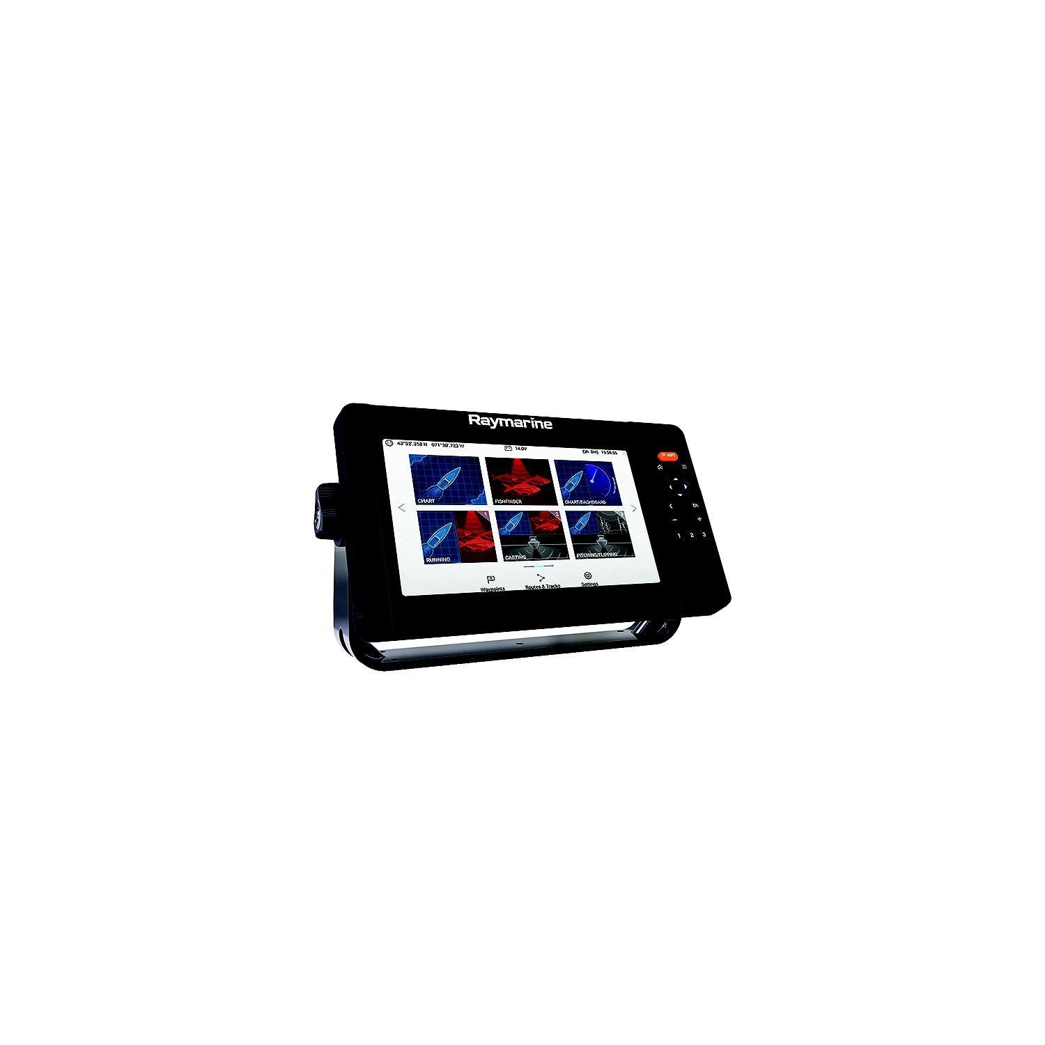 Raymarine E7053400NAG Element Sonar/GPS Multi Function Display w/Navionics Nav+ US & Canada Chart, 9