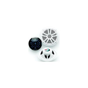 Boss Audio MG150W6 Bluetooth Gauge Receiver Package w/ 6.5" Marine Speakers