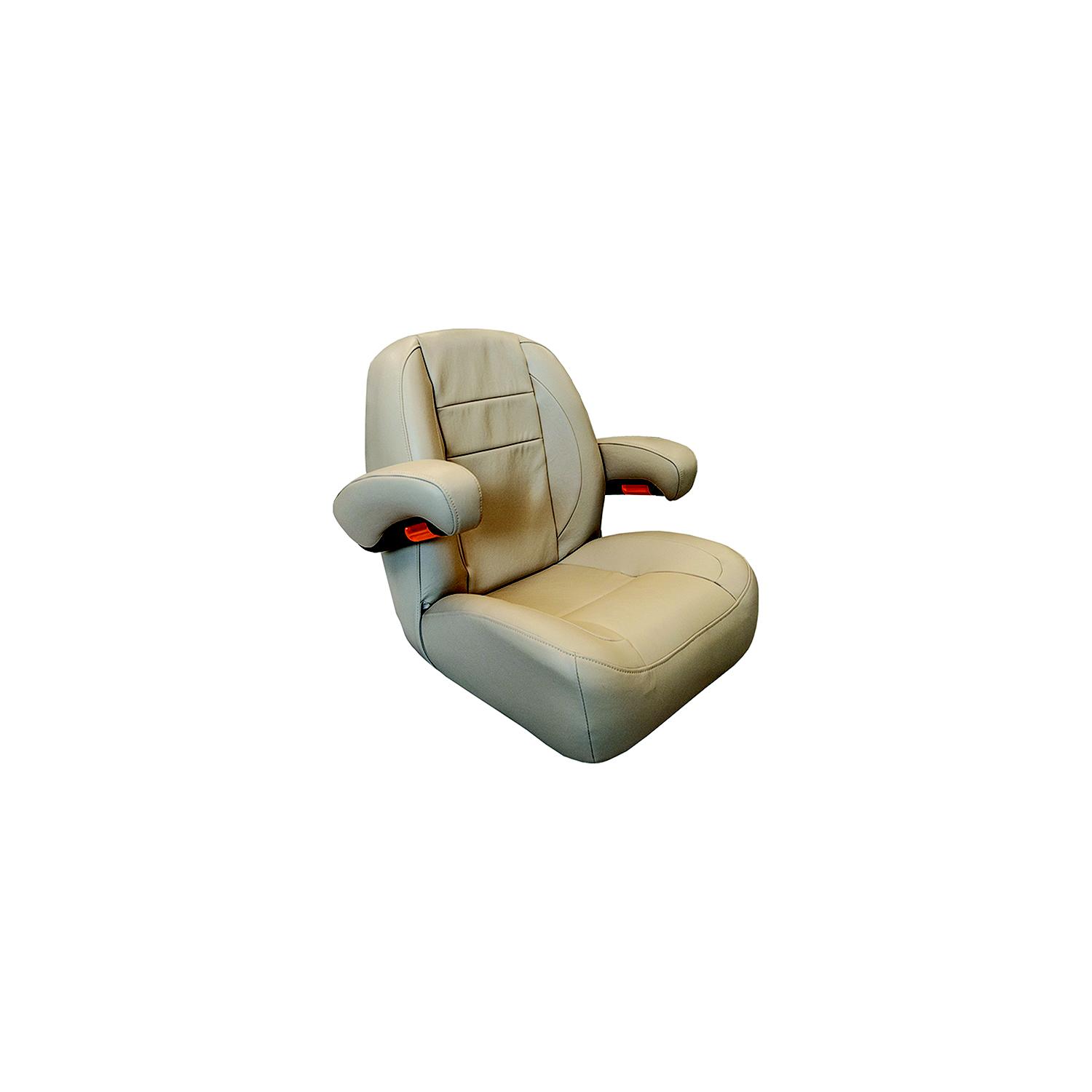 Springfield 104218001 Pontoon Helm Fixed Chair, Cream