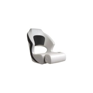 Springfield Deluxe Sport Flip Up Seat, White/Charcoal