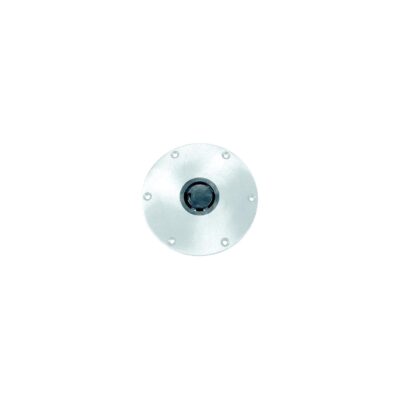 Springfield Plug-In 9" Round Aluminum 2-3/8" Base, Satin Finish