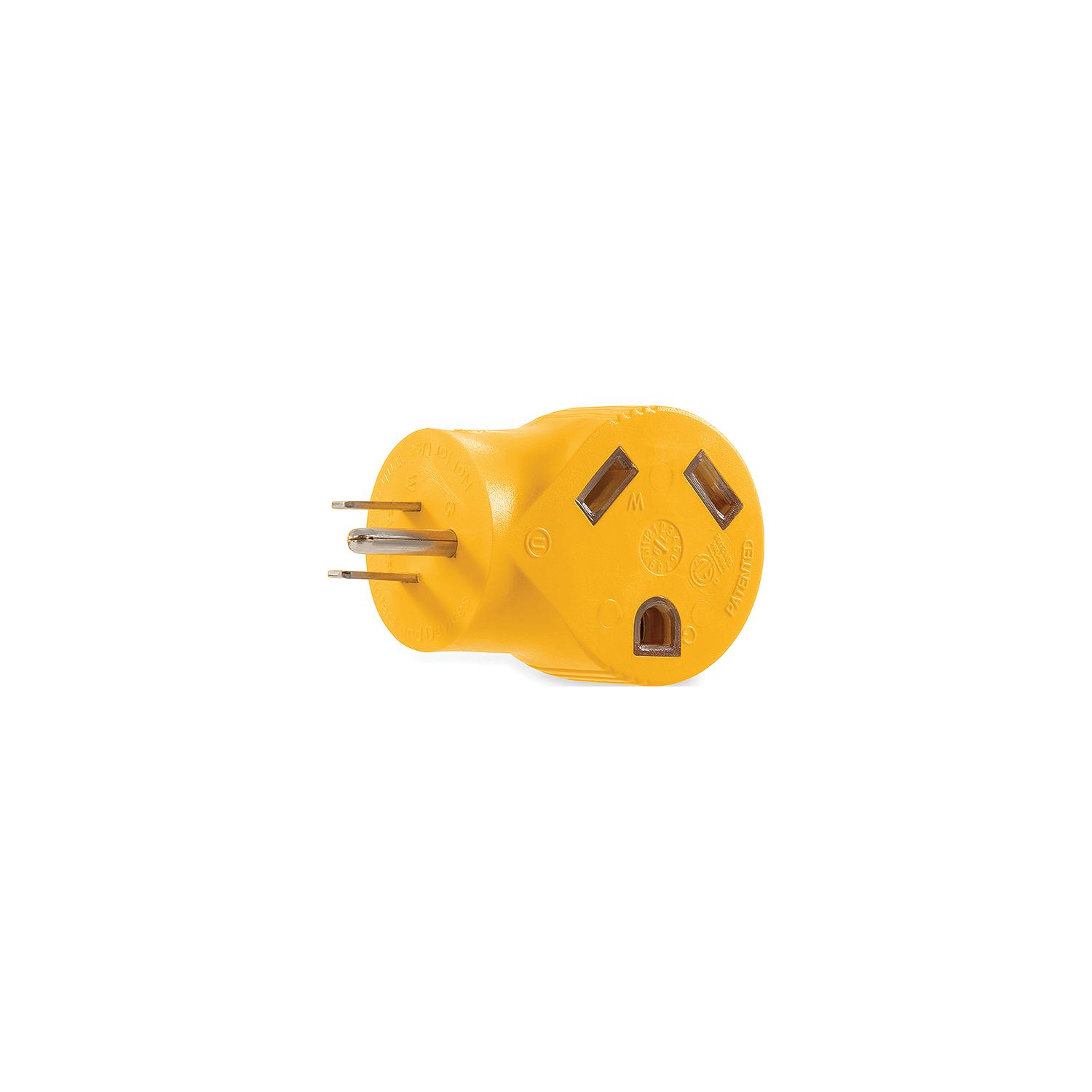 Camco 90 Electrical Adapter, 15A Male, 30A Female
