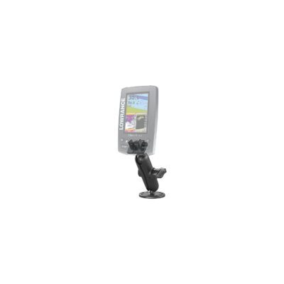 RAM RAMB101LO11 1" Double Ball Mount for Lowrance Elite-4, Hook-4 & Mark-4 Fishfinders