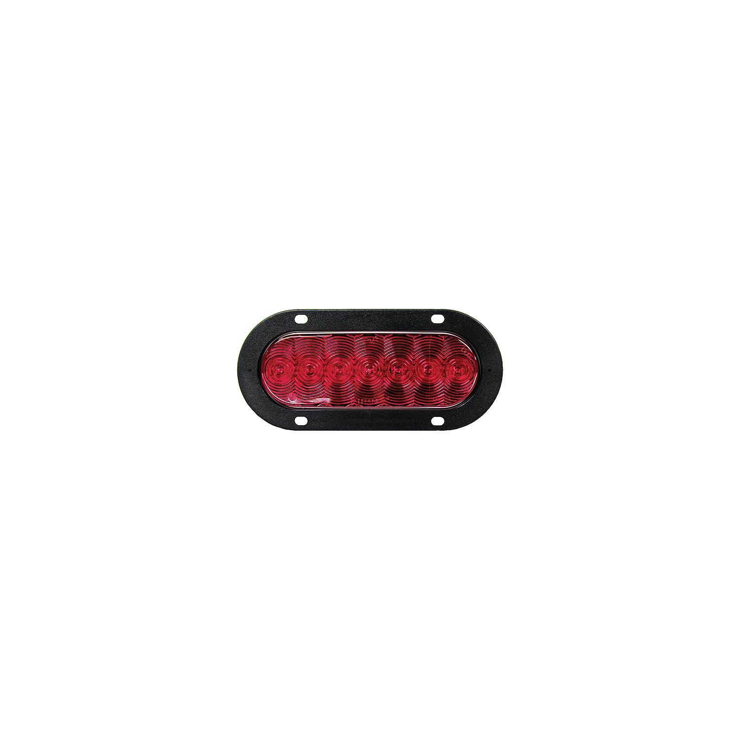 LED Flange Mt Oval Stop, Turn & Tail Light Kit