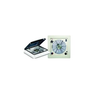 Fan-Tastic Vent 802250 Vent Fan, Polar White w/Smoke Dome