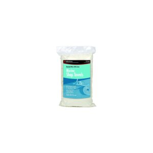 Buffalo 62031C Bleached White Shop Towels, 25/Bag