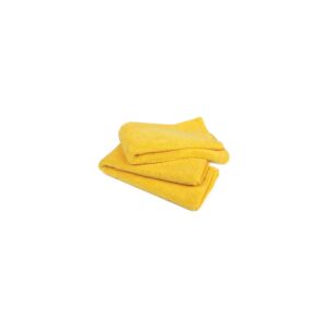 Buffalo Microfiber Detail Towels 20" x 20", Yellow, 15/pk