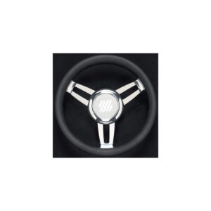Foscari Steering Wheels, Black Vinyl Chrome