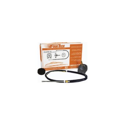 Uflex FOURTECHBLK10 Fourtech Rotary Steering System, 10', Black Cable