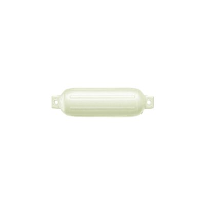 Polyform G-6 Twin Eye G Series Fender, 11" x 30", Metallic White