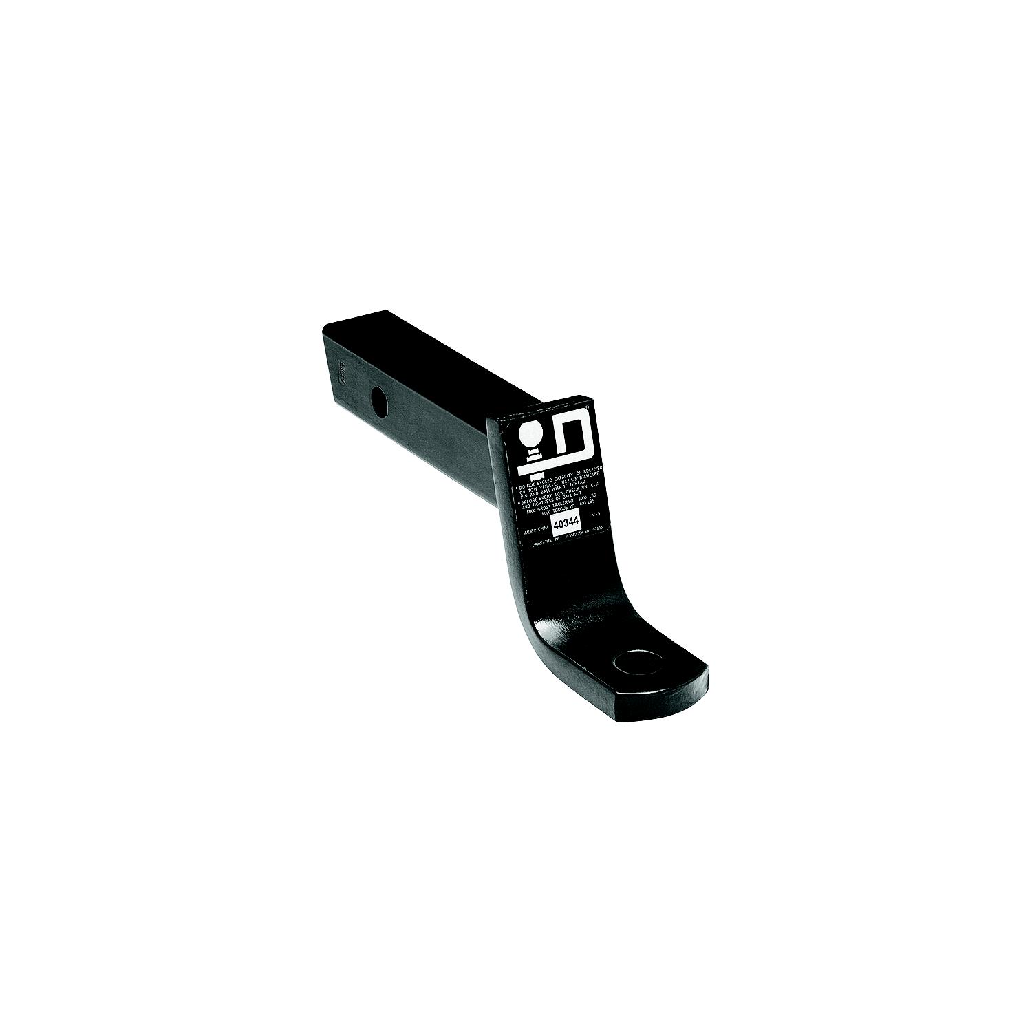 Draw-Tite Quick-Loading Ball Mount, 4" Drop, Black